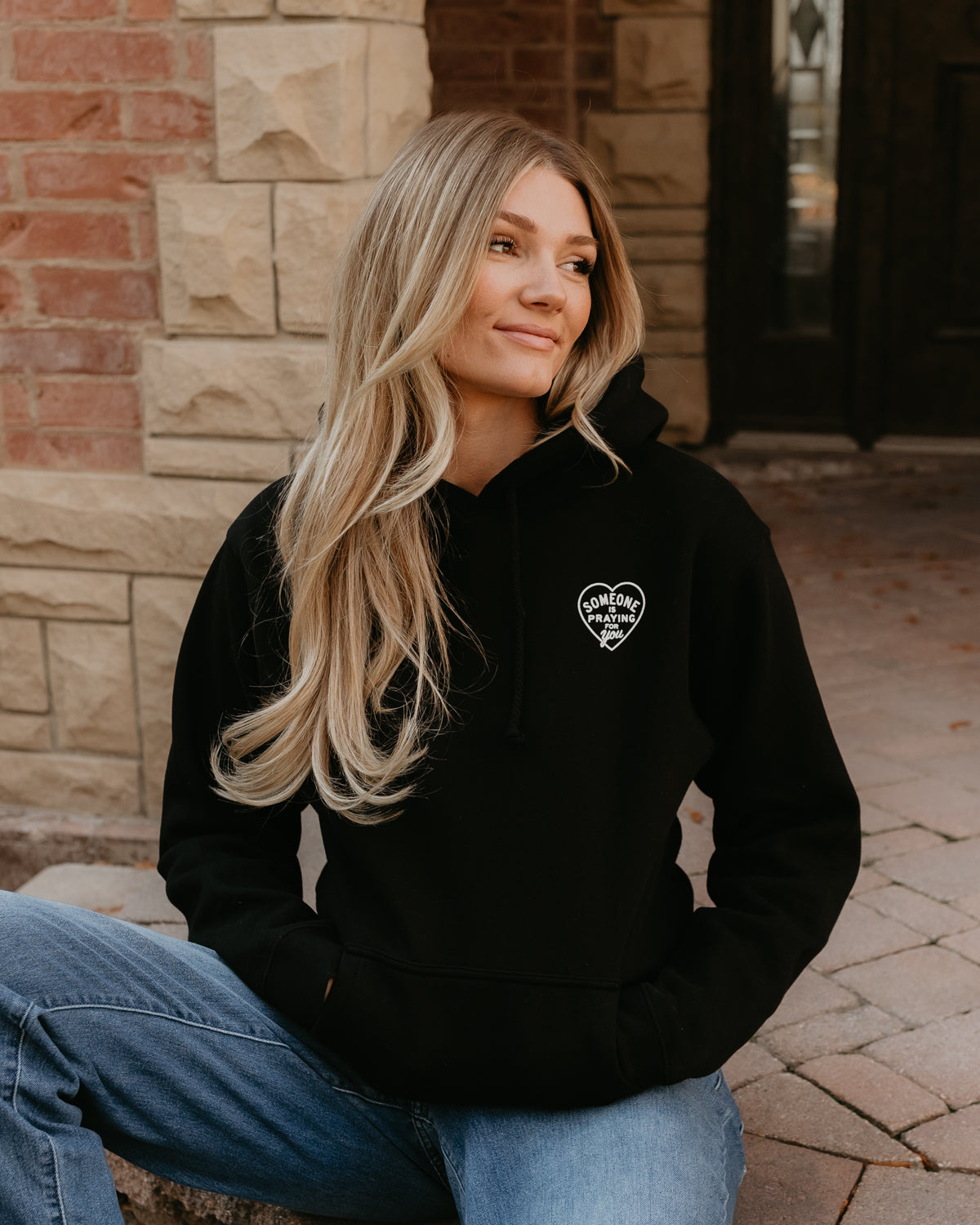 Praying Pullover | Maxine's Coffee Shop | Hooded Pullover Sweatshirt