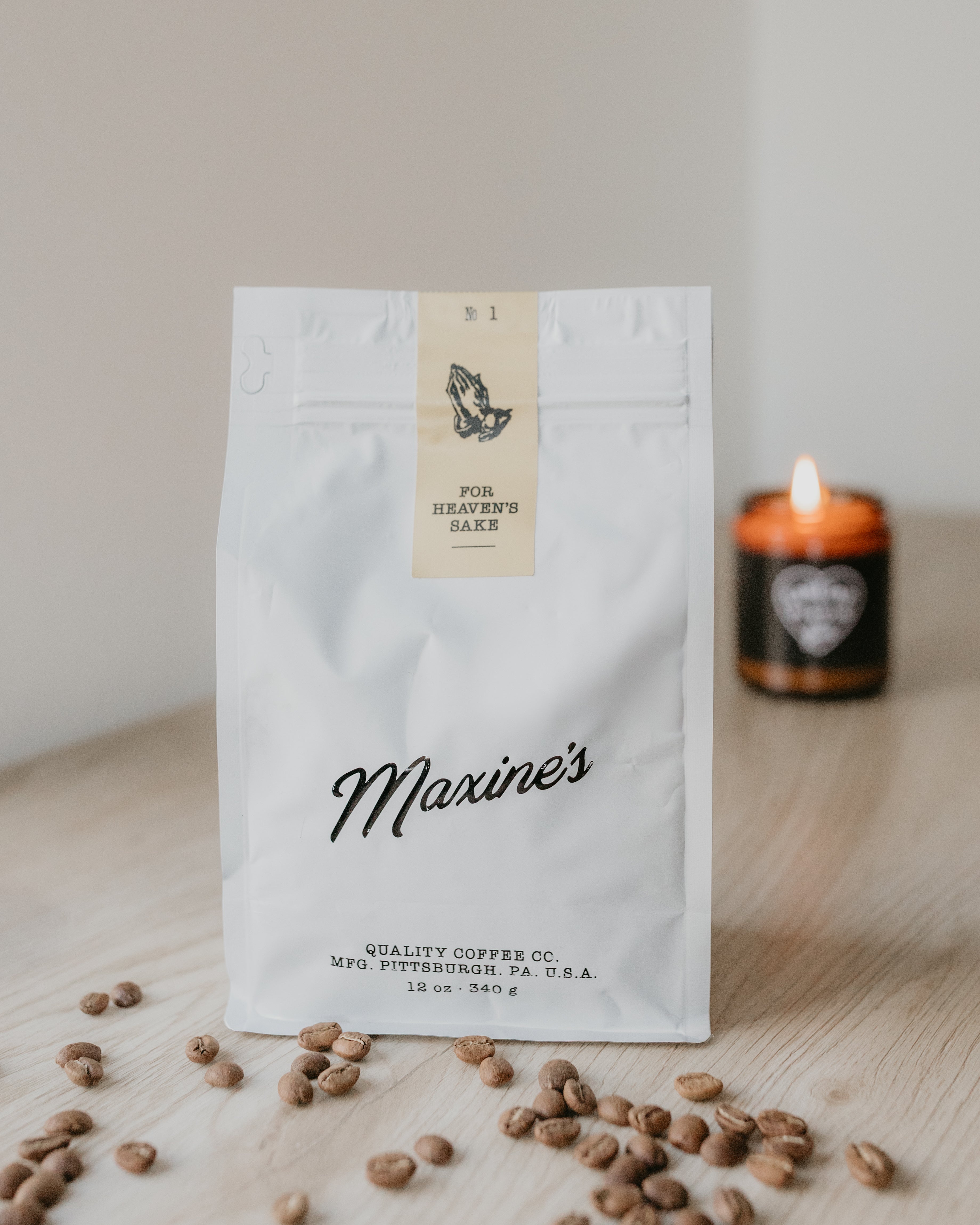 For Heaven's Sake | Maxine's Coffee Shop | Whole Bean Bagged Coffee