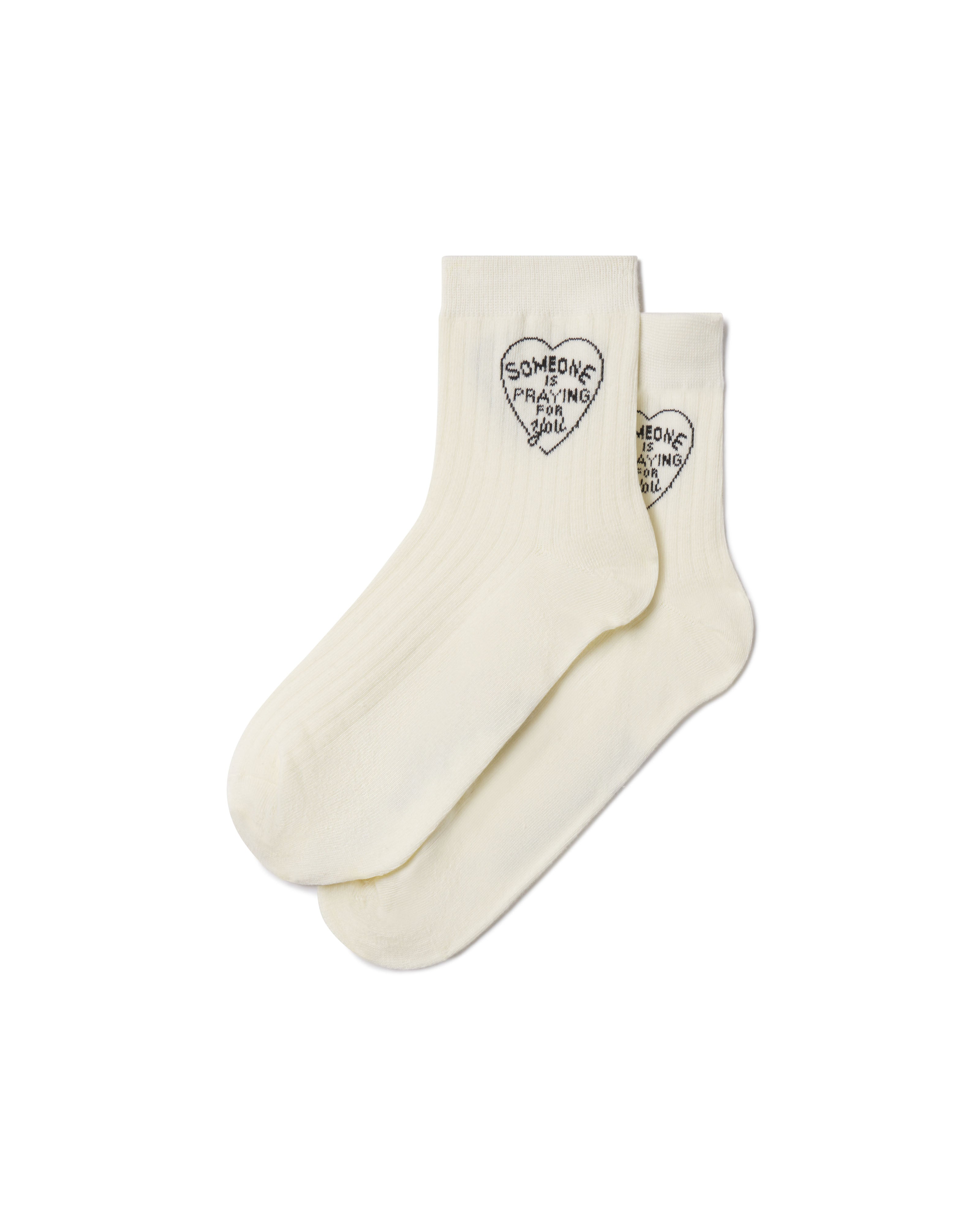 Logo Socks White