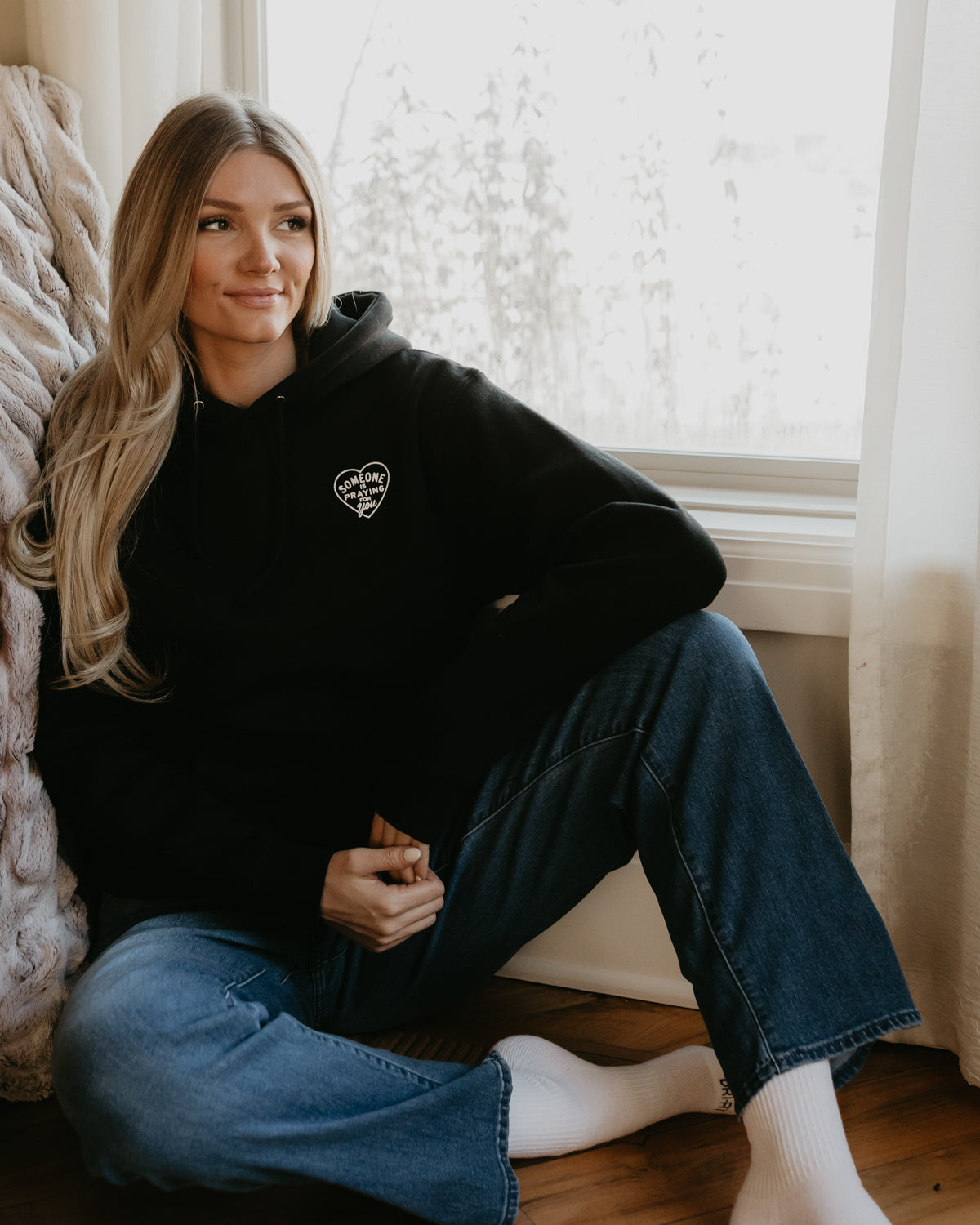 Praying Pullover | Maxine's Coffee Shop | Hooded Pullover Sweatshirt